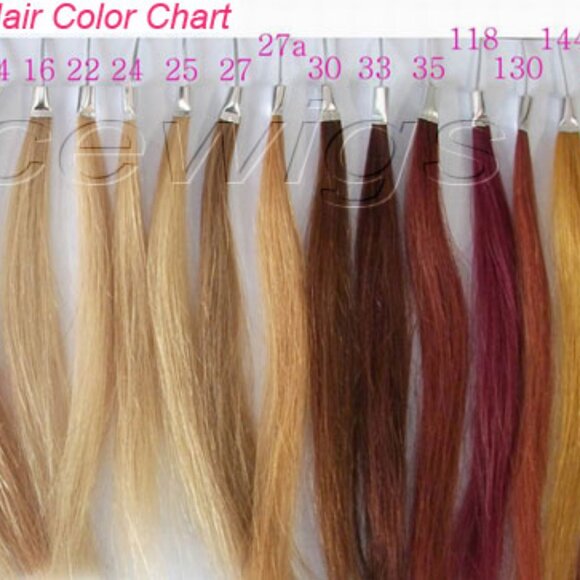 Vintage 100% Human Hair Fall from the 1970's -#32 Med Dark Brown  NEW with tags - Picture 3 of 10